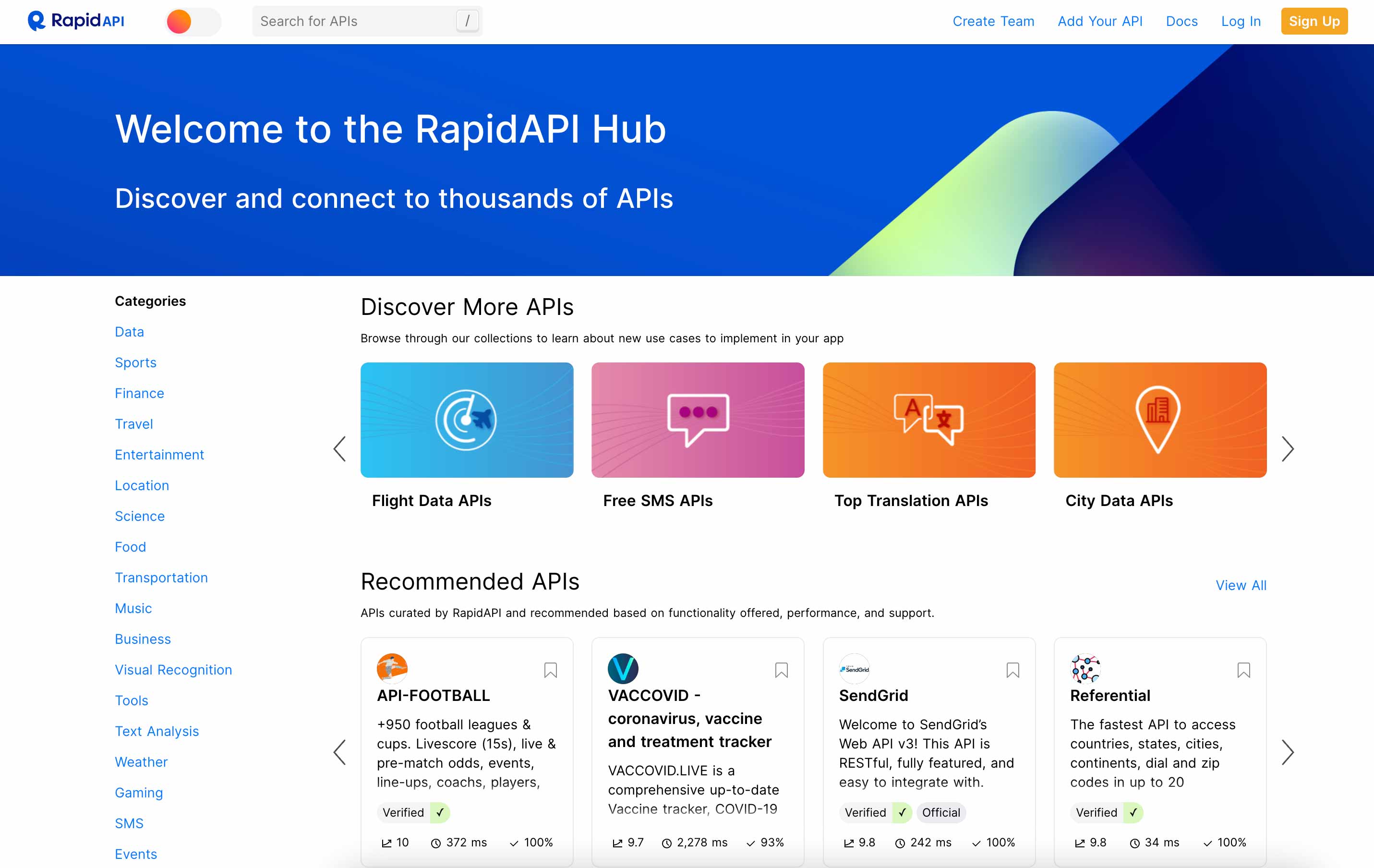 خرید از سایت RapidAPI
