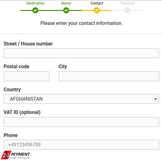 افتتاح حساب در سایت هتزنر