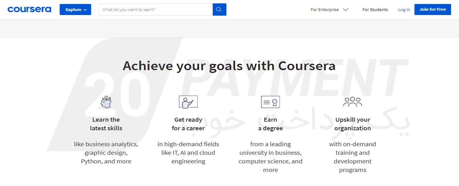 خرید از Coursera کورسرا