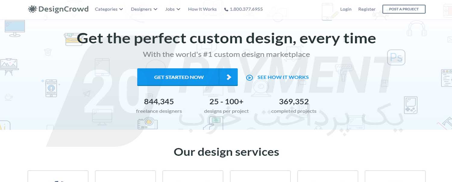 معرفی سایت DesignCrowd
