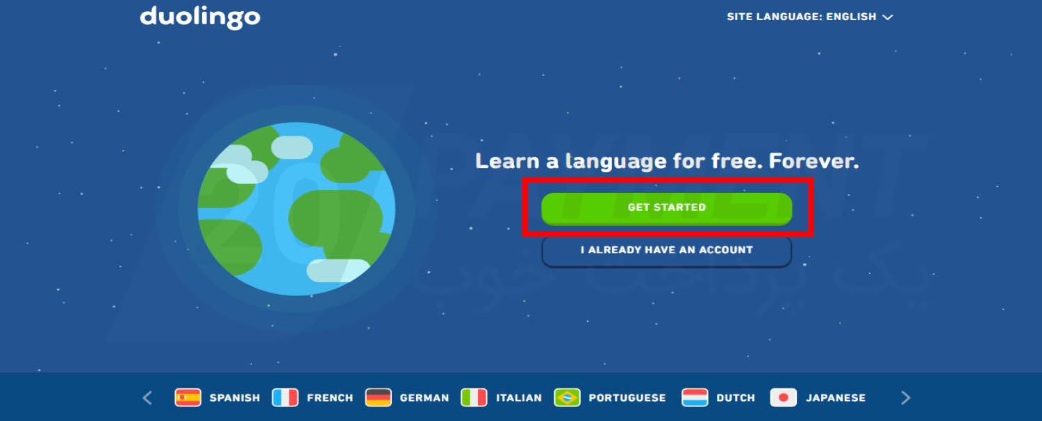 آزمون دولینگو Duolingo زبان آموزی دولینگو