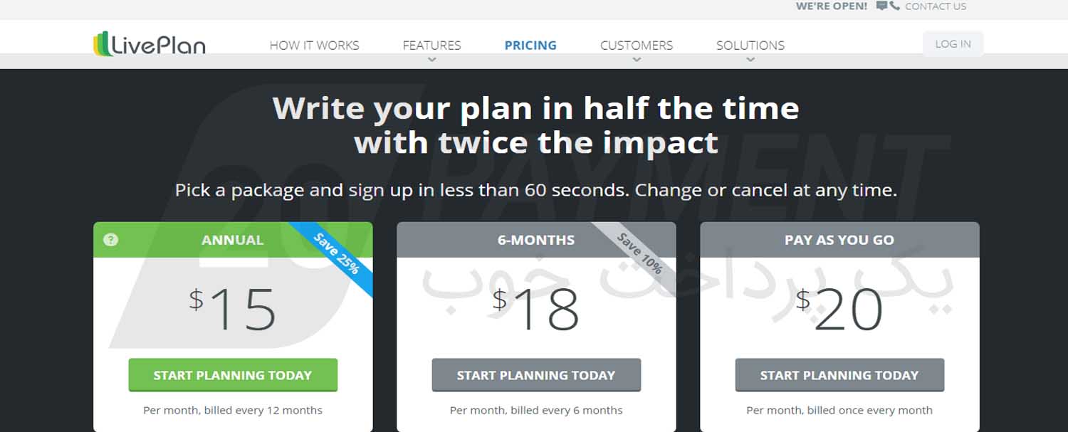 معرفی سایت Liveplan