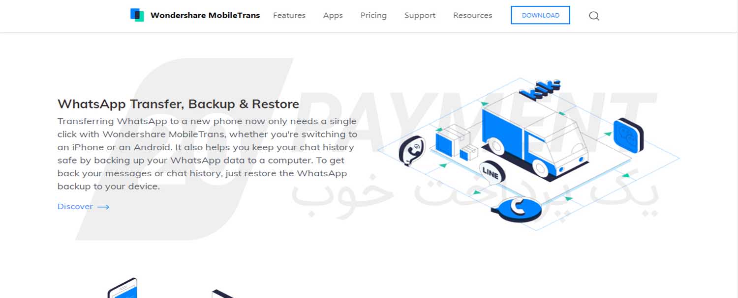 معرفی سایت mobiletrans.wondershare