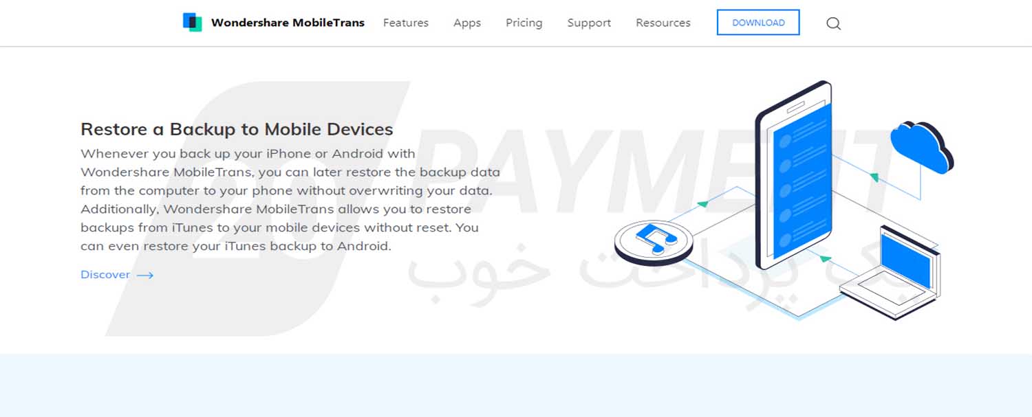 معرفی سایت mobiletrans.wondershare