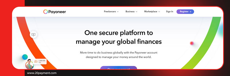 آموزش افتتاح حساب Payoneer از ایران