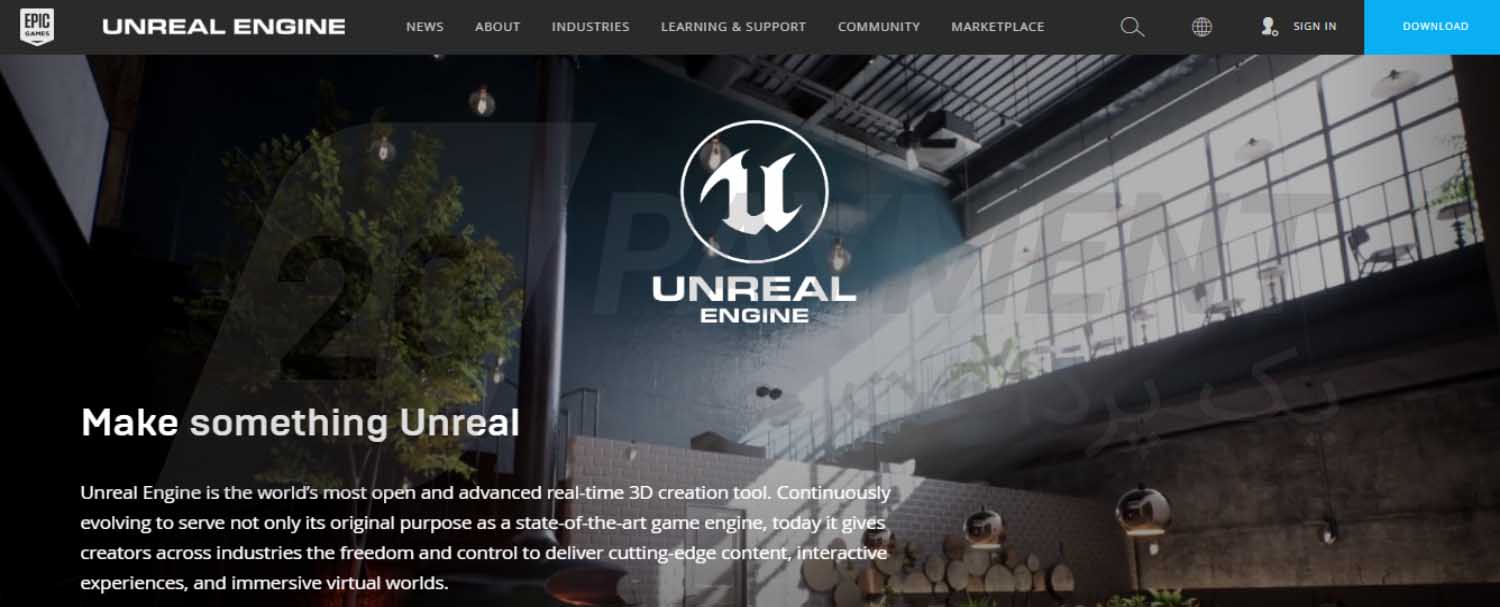 معرفی سایت unrealengine